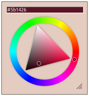 screenshot of color picker in static mode